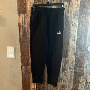 Puma boys jogging pants black size medium (104)